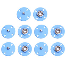 20Pièces Boutons Costume Métal Bleu Ciel Design Plat Pour Manteau