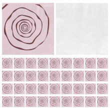 400Pièces Papier Aluminium Rose Bonbons