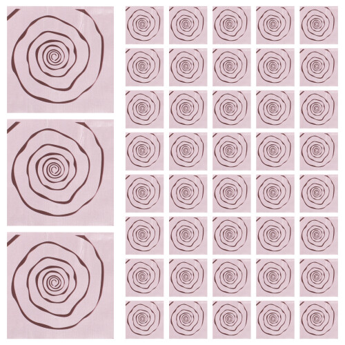 400Pièces Papier Aluminium Rose Bonbons 1