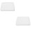 2Pièces Plateau Toilette Pour Chat Usage Intérieur 8
