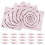 400Pièces Papier Aluminium Rose Bonbons 3