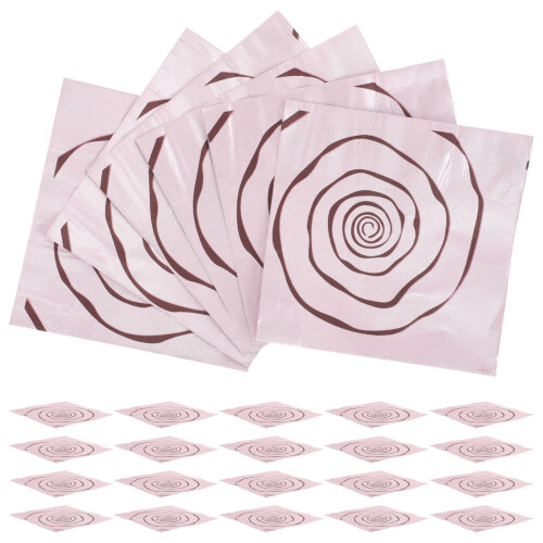 400Pièces Papier Aluminium Rose Bonbons 2