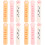 12Pièces Rubans Adhésifs De Correction Confortables Multicolores 5