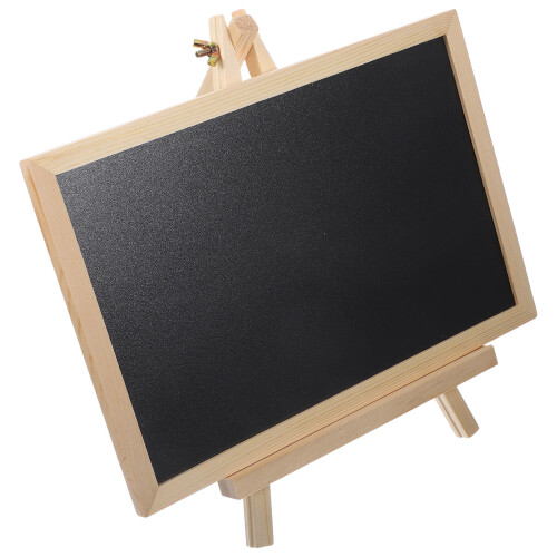 2Pièces Mini Tableaux En Bois Pour Enfants - Effaçable 2