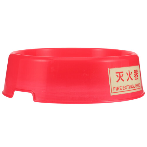 4Pièces Socle Extincteur Rouge Éclairant Pour Coffre Auto