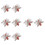 4Paires Boutons Manchette Décor Style 7