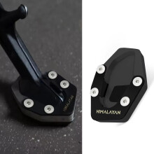 Motorcycle Side Stand Extension Kickstand Pad Black for Royal Enfield Himalayan 450 20242025