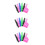18Pièces Doigts Mousse Eva Multicolores Pour Encouragements 3