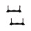 2Pièces Support Noir Pour Flûte Et Epées Rangement Organiseur Maison 7