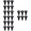 24Pièces Caches D'embout Pour Queue Billard Noir Protection Durable 9