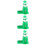 3Sets Plastic Green Hamster Water Feeder Kit for Small Pets 8