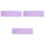3Pièces Housse Guzheng Violet Décorative Durable Et Élégante 3