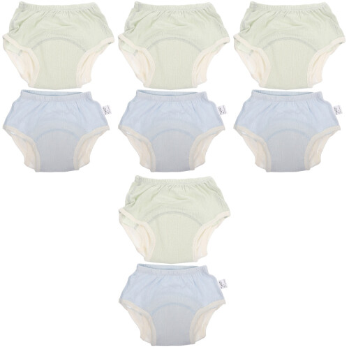 8Pièces Couches D'apprentissage En Coton Pour Bébé Multicolores 2
