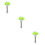 3Ensembles Accessoires De Flottants Vert Fluorescents 9