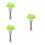 3Ensembles Accessoires De Flottants Vert Fluorescents 7