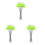 3Ensembles Accessoires De Flottants Vert Fluorescents 2