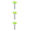 3Ensembles Accessoires De Flottants Vert Fluorescents 8