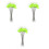 3Ensembles Accessoires De Flottants Vert Fluorescents 3