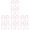 16Pièces Attache Nylon Rose Résistante Antiperte Usage 4