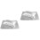 2Ensembles Repose-Bras Ongles Argent PU Confort Pour Usage 4