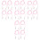 16Pièces Attache Nylon Rose Résistante Antiperte Usage 5