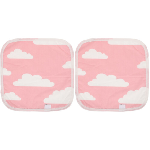 2Pièces Doux Rose Pour Cage Hamster Avec Motif Nuage 2