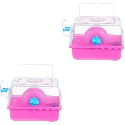 2Pièces Cage Hamster Durable Pour Animal 2