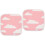 2Pièces Doux Rose Pour Cage Hamster Avec Motif Nuage 5