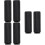 3Ensembles -Pieds Compact Aluminium Noir Antidérapant 9