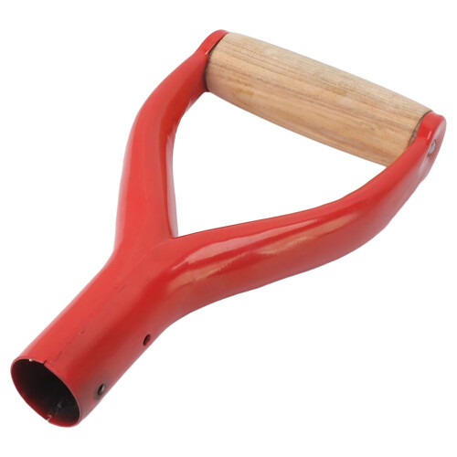 4Pièces Manche Pelle Rouge Bois Durable Y- Multifonction 1
