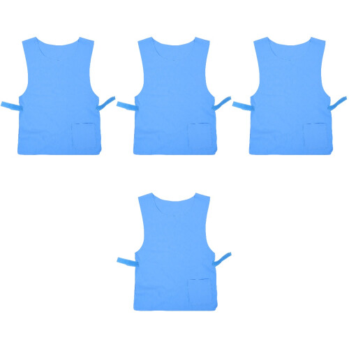 4Pièces Veste De Refroidissement Bleu Durable Été Unisexe 2