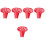 20Pièces Paddles Portable Tableau Effaçable Pour Jeux 5