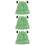 3Pièces Chapeaux Tricotés Vert Enfants Hiver Mode Cute 8