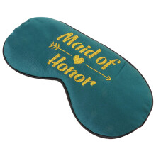 2Pièces Masque De Vert Doux Ajustable Pour Voyageurs Zen