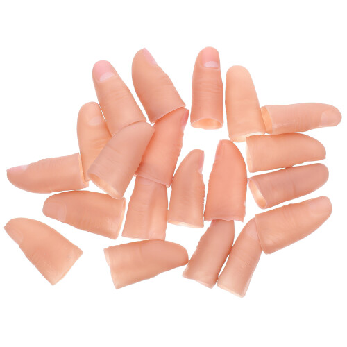100Pièces Protections De Doigts Multicolores Pour Accessoires Magiques 2