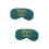 2Pièces Masque De Vert Doux Ajustable Pour Voyageurs Zen 8