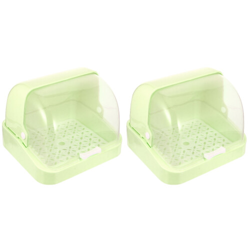 2Pièces Conteneur Rangement Ustensiles Bébé En PP 1