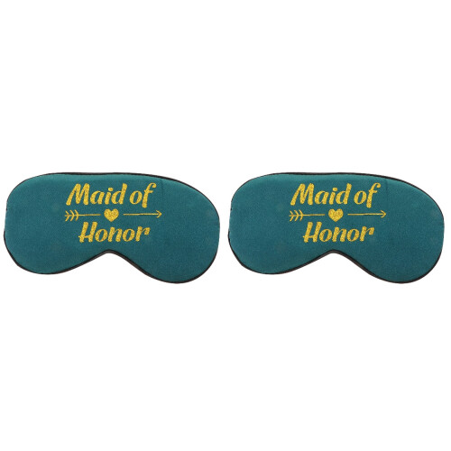 2Pièces Masque De Vert Doux Ajustable Pour Voyageurs Zen 2