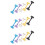3Pièces Clips Pour Dessin Colorés, Support Stable Rotatif 8