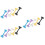 3Pièces Clips Pour Dessin Colorés, Support Stable Rotatif 7