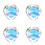 4Pièces Artificiels Transparente Décor Salon 5