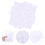 24Pièces Serviettes Bébé Transpiration 9