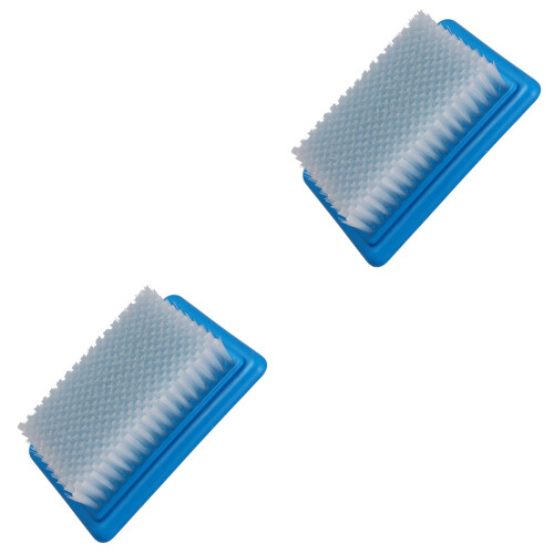 2Pièces Brosse Plastique Bleu Ciel Multi-Usage Portable Poils Solides 2