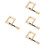 4Pièces Accessoires Dorés Violon Pinces Réparatrices Outil De Luthier 6