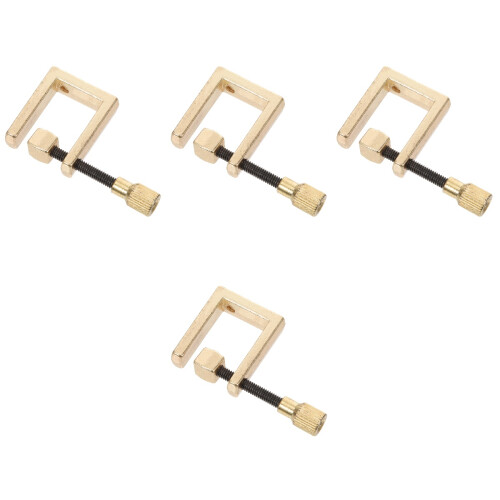 4Pièces Accessoires Dorés Violon Pinces Réparatrices Outil De Luthier 2