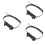 3Pièces -Épée PU Cuir Noir Pour Cosplay Et 8