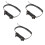 3Pièces -Épée PU Cuir Noir Pour Cosplay Et 5
