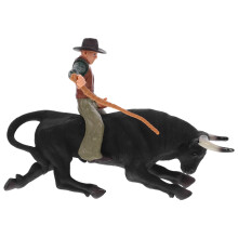 3Ensembles Modèles Taureau Western Artisanat Coloré Pour Enfants