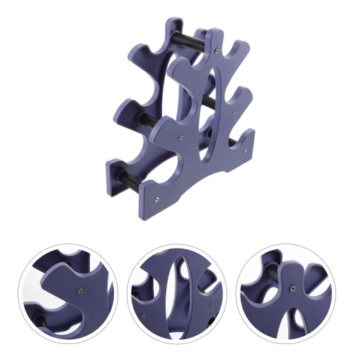 2Pièces Porte-Haltères ABS Stable Pour Fitness Compact 2