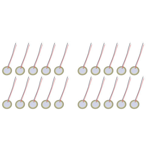 20Pièces Disques Diaphragme Piezo 20Mm, Capteurs Multicolores 1